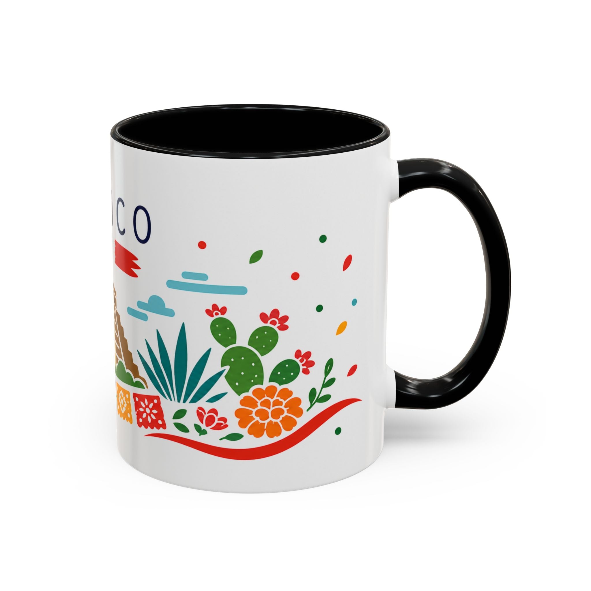 Mexico Coffee Mug | Travel Souvenir Accent Mug | Country Gift Ceramic Cup 11oz 15oz