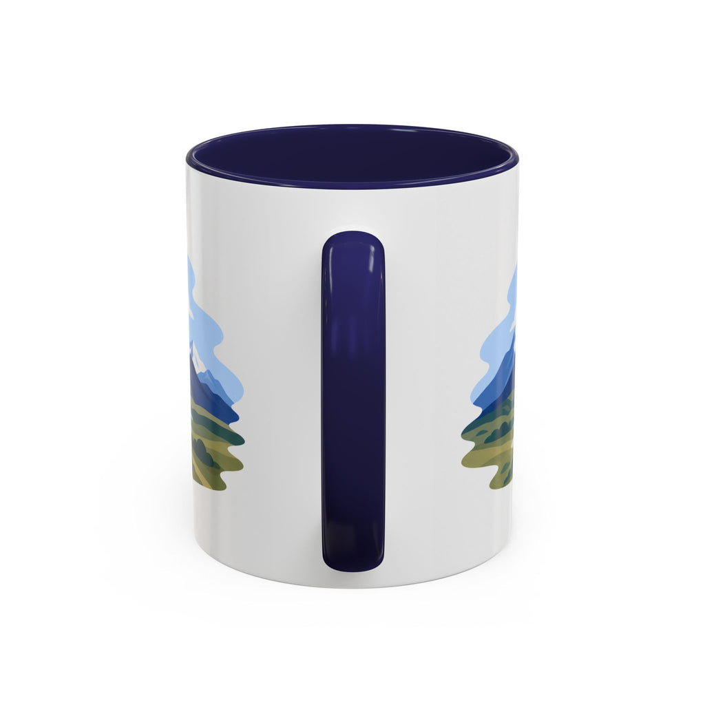 Wrangell-St. Elias National Park Coffee Mug | Solid Color Block Park Souvenir | 11oz 15oz Accent Mug