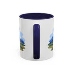 Wrangell-St. Elias National Park Coffee Mug | Solid Color Block Park Souvenir | 11oz 15oz Accent Mug