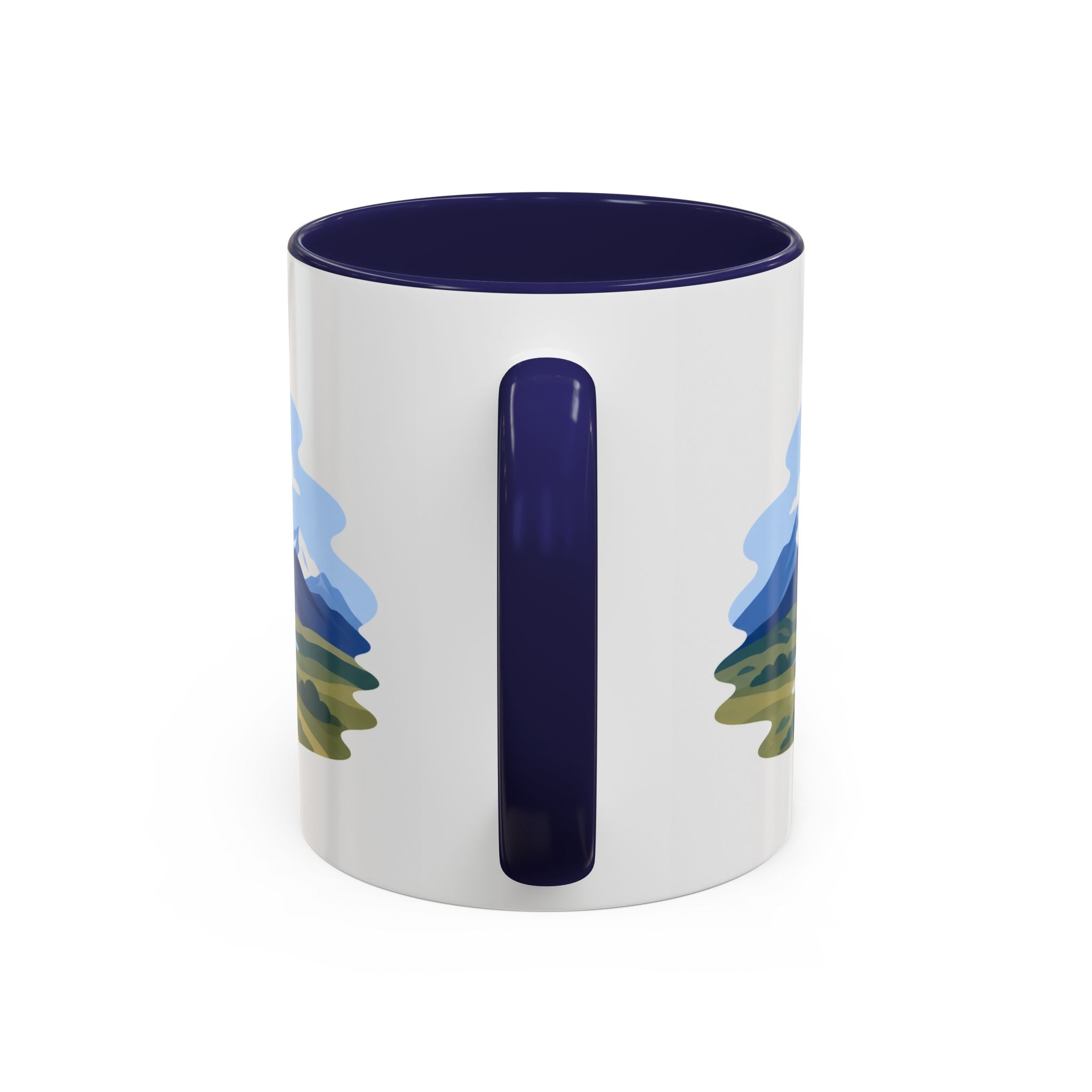 Wrangell-St. Elias National Park Coffee Mug | Solid Color Block Park Souvenir | 11oz 15oz Accent Mug