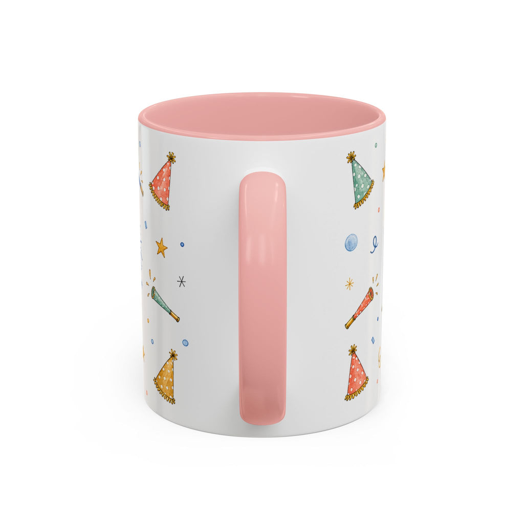 New Year Midnight Mug | Candle Firework Watercolor Party Gift | Accent Cup 11oz 15oz