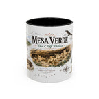 Mesa Verde National Park Coffee Mug | Colorado Ancient Cliff Dwellings Gift | Accent Color Ceramic 11oz 15oz