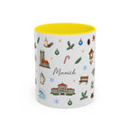 Munich Christmas Mug | Watercolor City Souvenir, Travel Gift (11oz/15oz)
