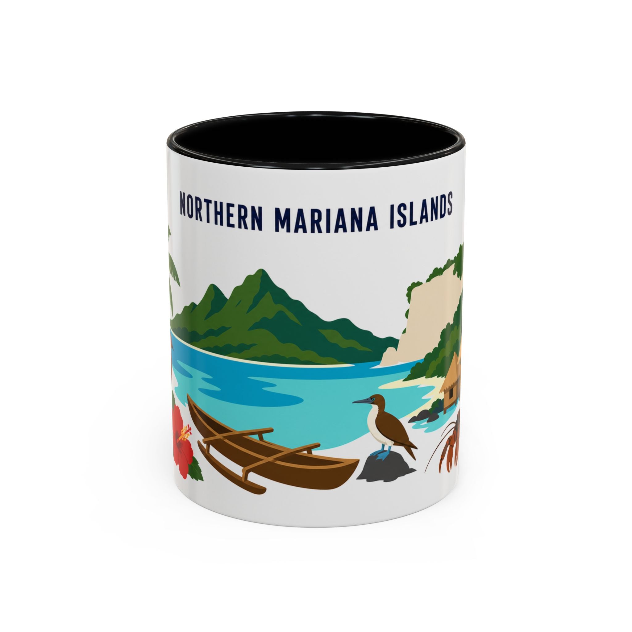 Northern Mariana Islands Coffee Mug | Travel Souvenir Accent Mug | Country Gift Ceramic Cup 11oz 15oz