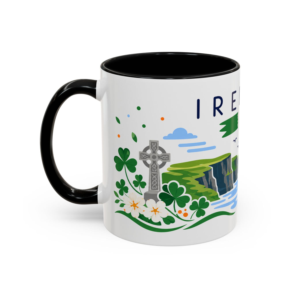 Ireland Coffee Mug | Travel Souvenir Accent Mug | Country Gift Ceramic Cup 11oz 15oz