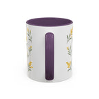 Nebraska Goldenrod Mug, State Flower Floral Coffee Cup, 11oz Botanical Gift