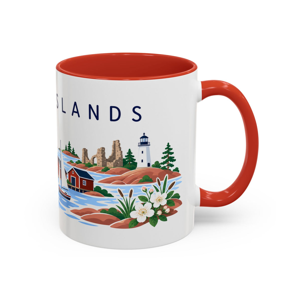 Åland Islands Coffee Mug | Travel Souvenir Accent Mug | Country Gift Ceramic Cup 11oz 15oz
