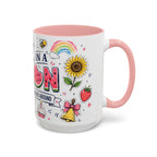 One in a Melon Coffee Mug | Sweetest Teacher Appreciation Gift | Accent Color Ceramic 11oz 15oz