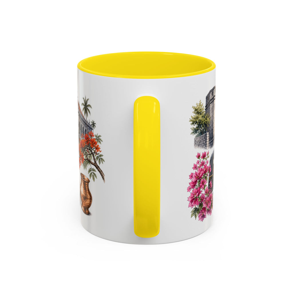 Pune Coffee Mug | India Travel Souvenir | Vintage Illustrated City Gift | 11 oz 15 oz Accent Mug