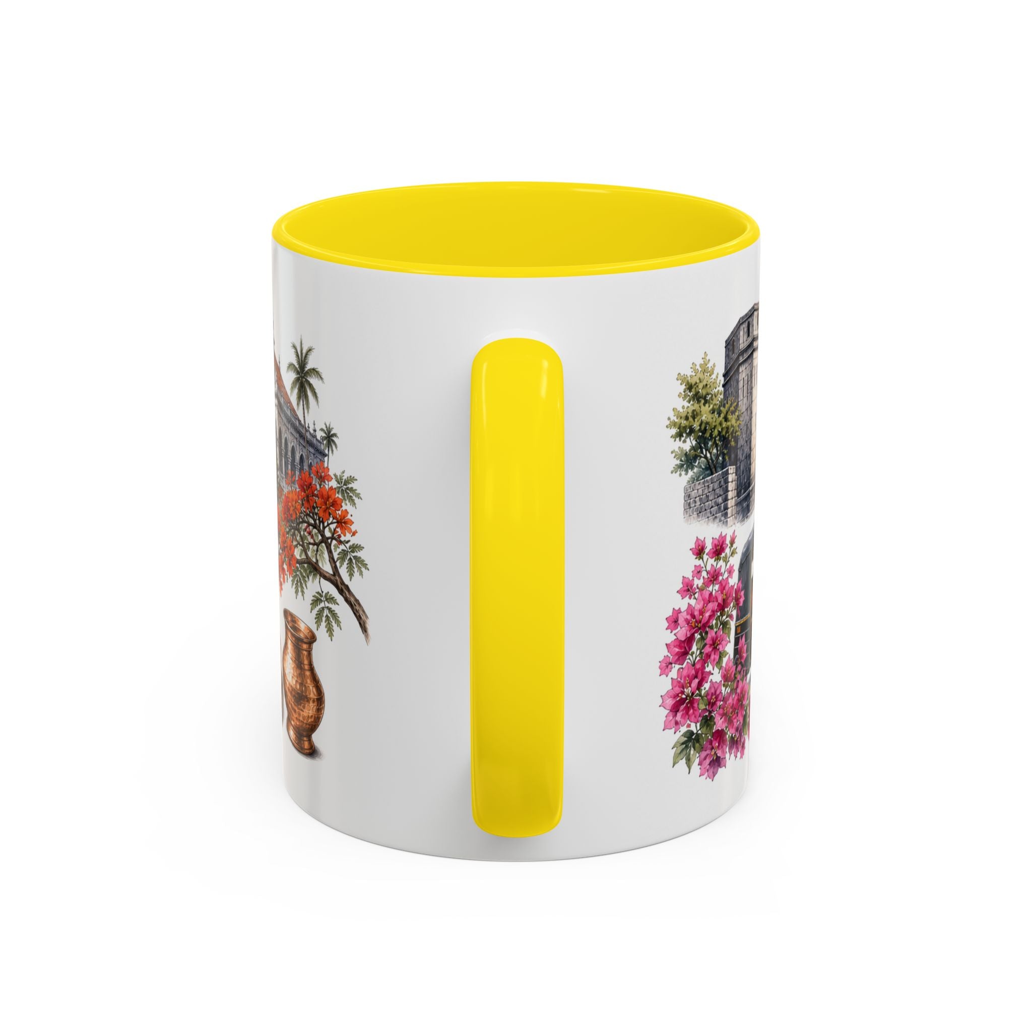 Pune Coffee Mug | India Travel Souvenir | Vintage Illustrated City Gift | 11 oz 15 oz Accent Mug