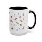 Angkor Christmas Mug | Watercolor Travel Souvenir | Holiday Gift | Accent Ceramic Coffee Cup 11oz 15oz