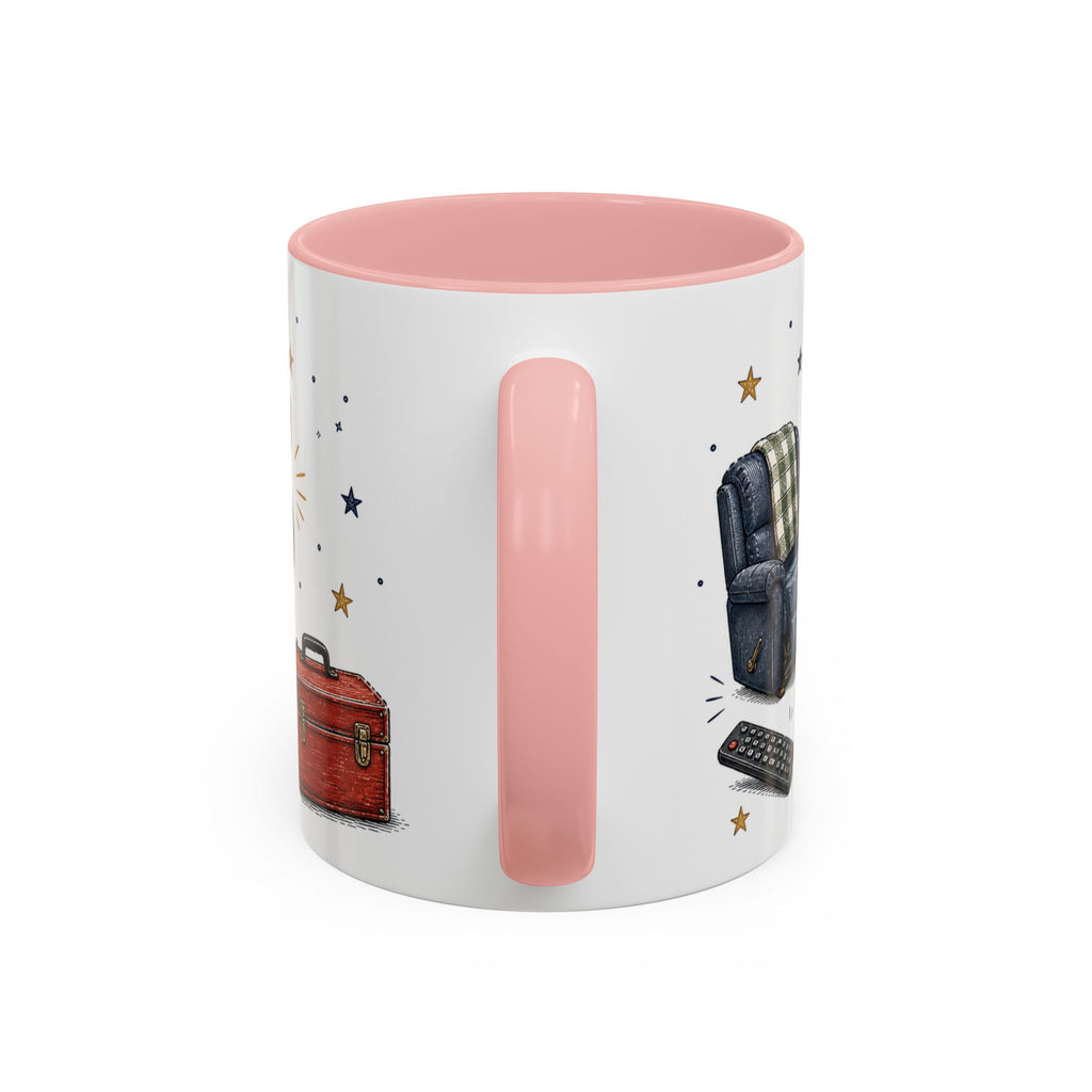 Grandpa's Jokes Are Legendary Coffee Mug | Funny Gift From Grandkids | Accent Ceramic 11oz 15oz