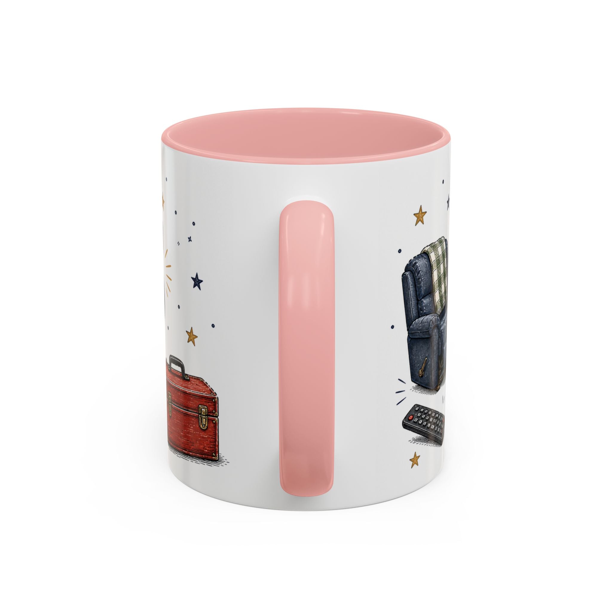 Grandpa's Jokes Are Legendary Coffee Mug | Funny Gift From Grandkids | Accent Ceramic 11oz 15oz