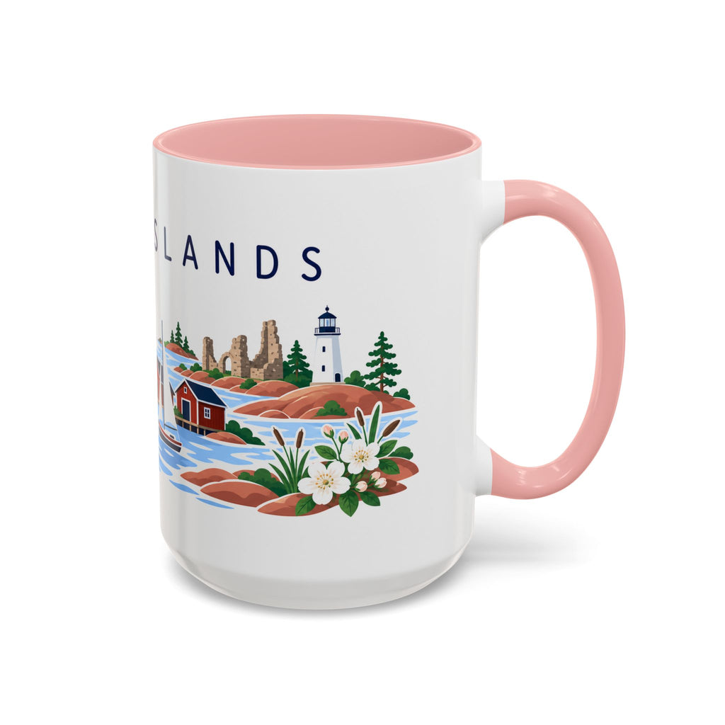Åland Islands Coffee Mug | Travel Souvenir Accent Mug | Country Gift Ceramic Cup 11oz 15oz