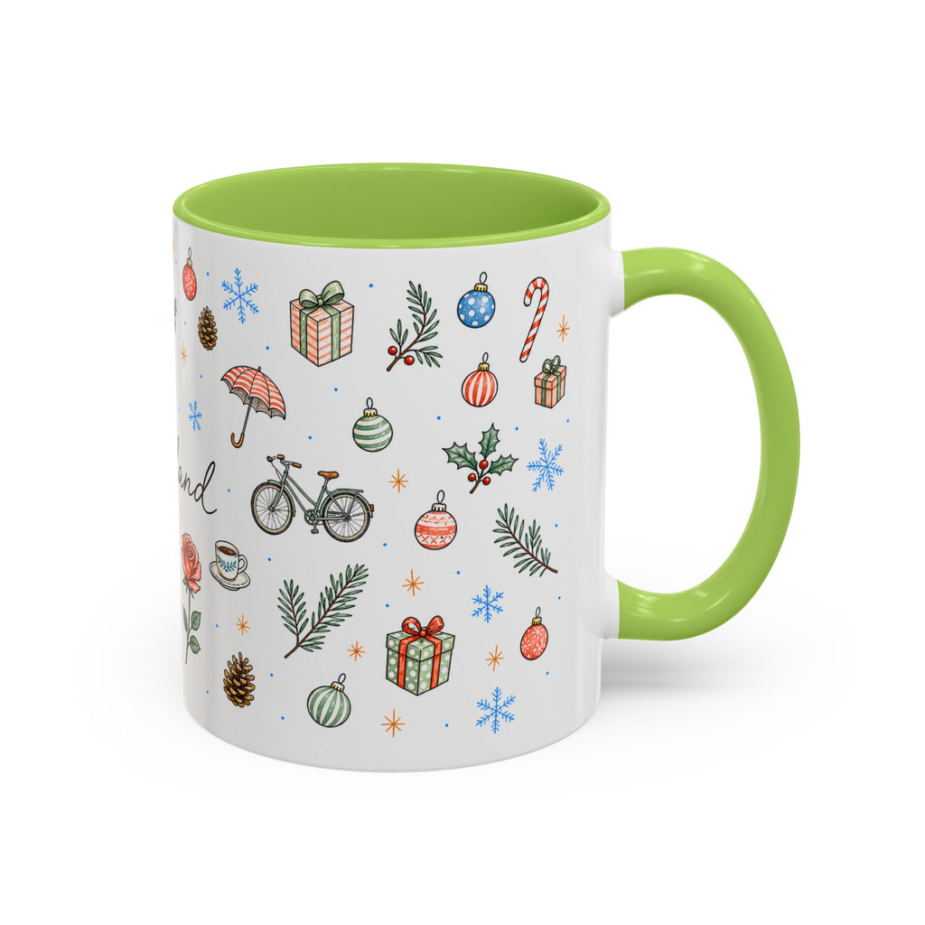 Portland Christmas Watercolor Mug | City Souvenir Coffee Cup (11oz 15oz)