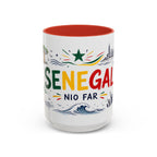 Senegal Soccer Coffee Mug | World Cup Fan Gift | Accent Color Ceramic 11oz 15oz Match Day Cup