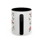 Alabama Camellia Mug, State Flower Floral Coffee Cup, 11oz Botanical Gift