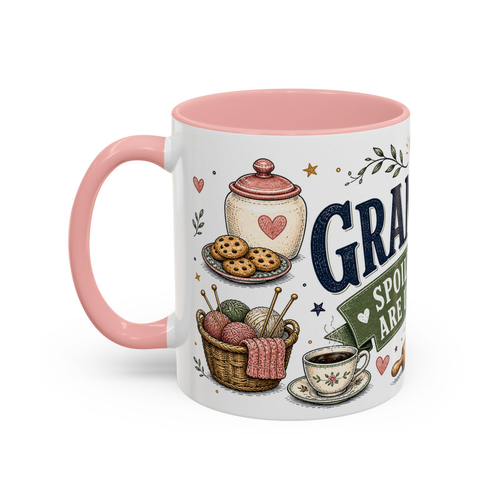 Grandma's Spoiling Skills Are Unmatched Coffee Mug | Funny Gift From Grandkids | Accent Ceramic 11oz 15oz