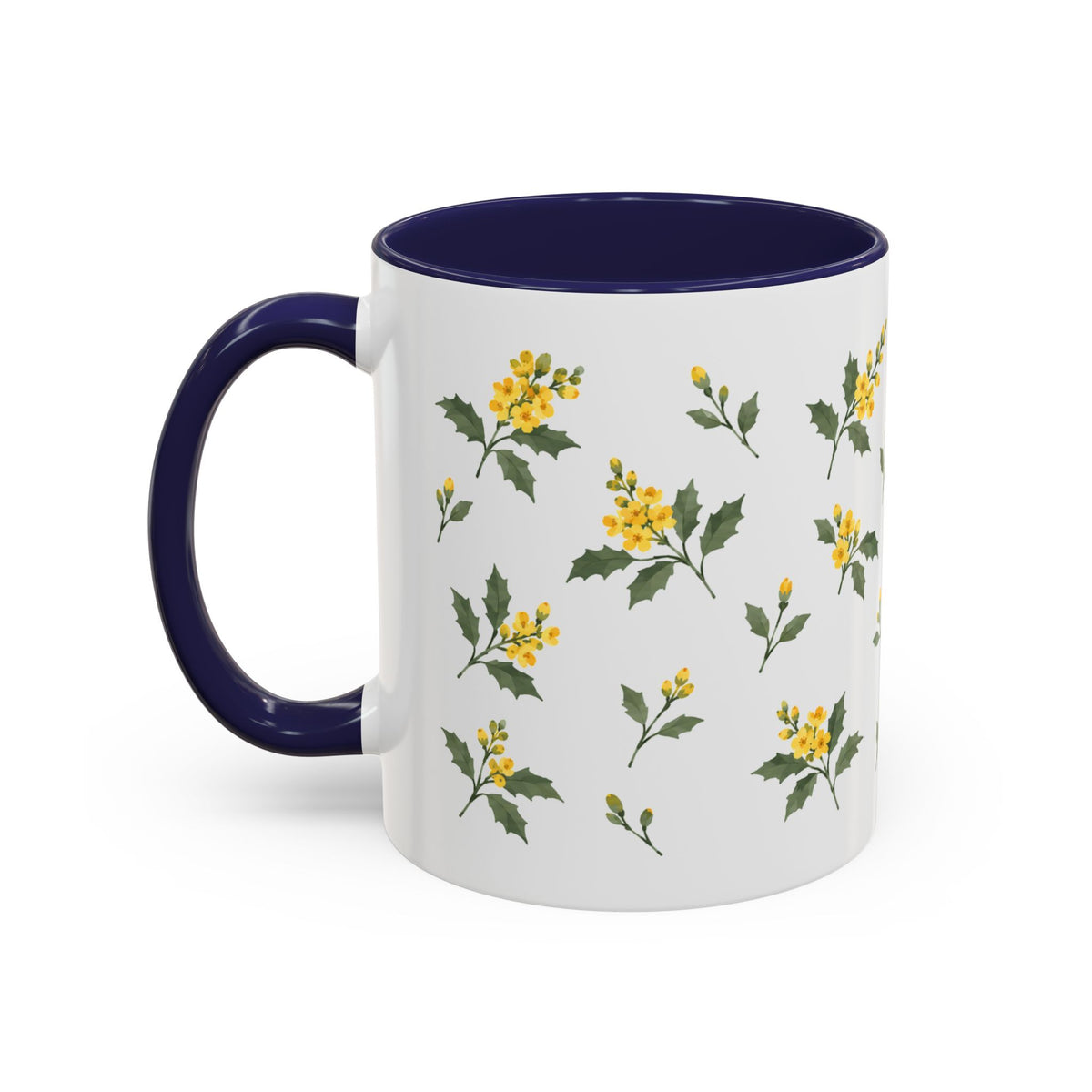 Oregon Oregon Grape Mug, State Flower Floral Coffee Cup, 11oz Botanical Gift