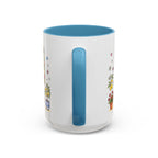 Positano Illustrated Travel Mug | Italy Souvenir Accent Coffee Mug | 11oz 15oz Ceramic Cup