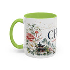 China Home Country Mug | Moving Away Gift | Long Distance Friendship | 11 oz 15 oz Accent Mug