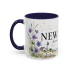 New Jersey Home State Mug | Moving Away Gift | Long Distance Friendship Coffee Cup | 11oz 15oz Accent Mug