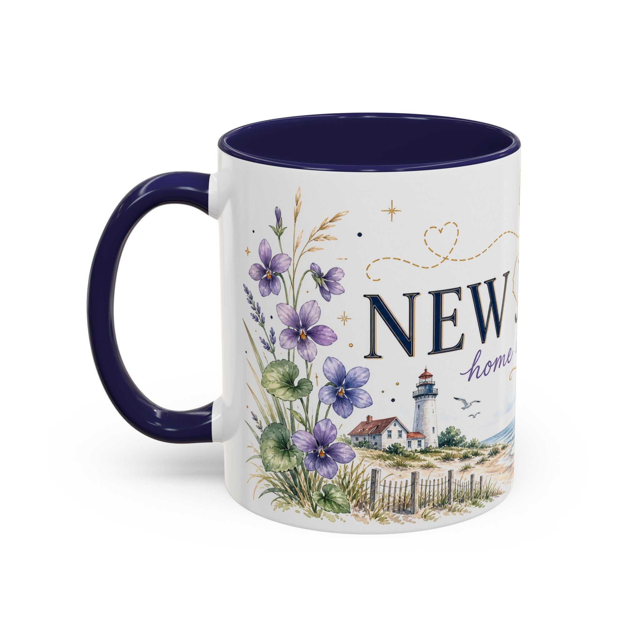 New Jersey Home State Mug | Moving Away Gift | Long Distance Friendship Coffee Cup | 11oz 15oz Accent Mug
