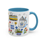 Munich Travel Mug | European City Souvenir Accent Coffee Mug | 11oz 15oz Ceramic Cup