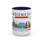 Indonesia Coffee Mug | Travel Souvenir Accent Mug | Country Gift Ceramic Cup 11oz 15oz