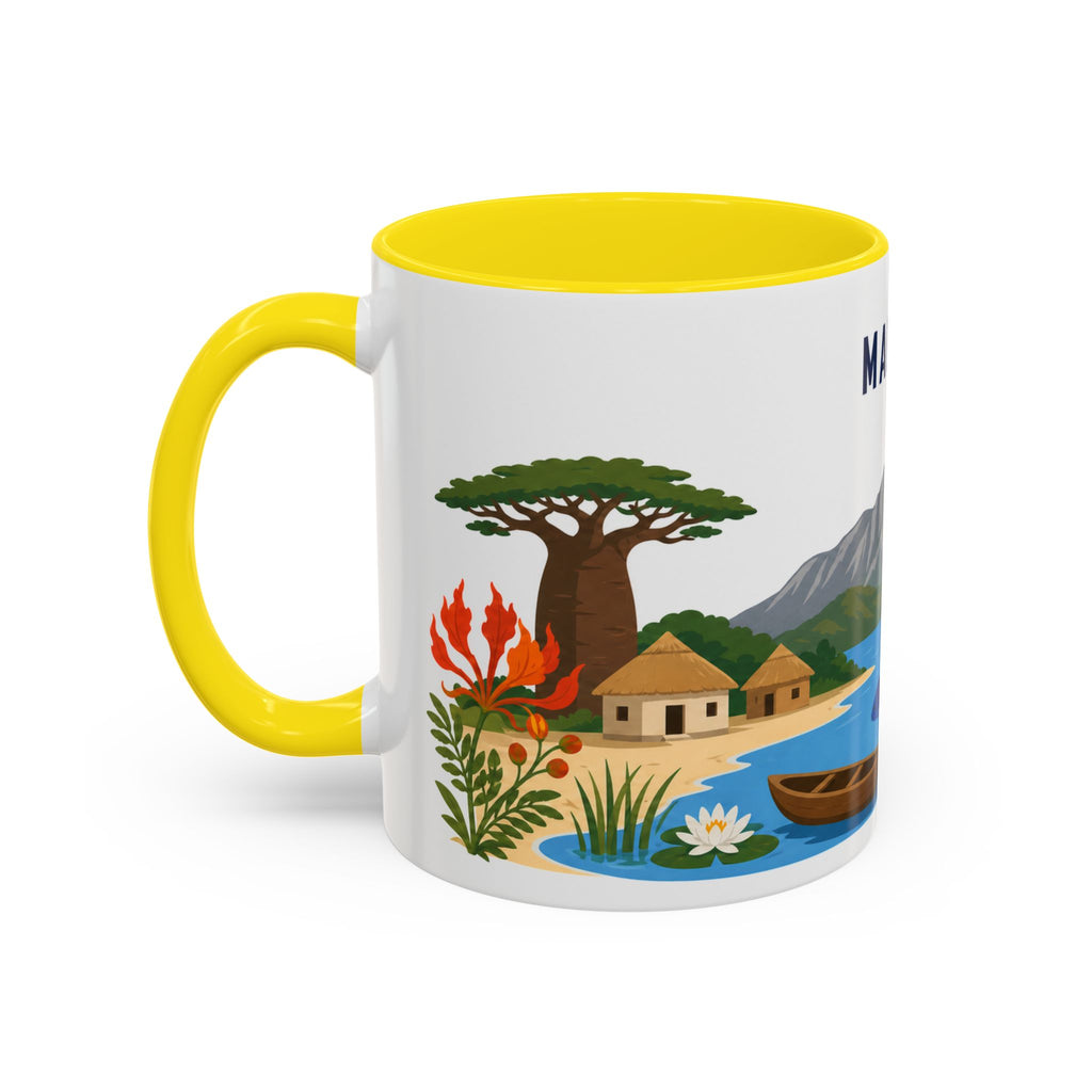Malawi Coffee Mug | Travel Souvenir Accent Mug | Country Gift Ceramic Cup 11oz 15oz