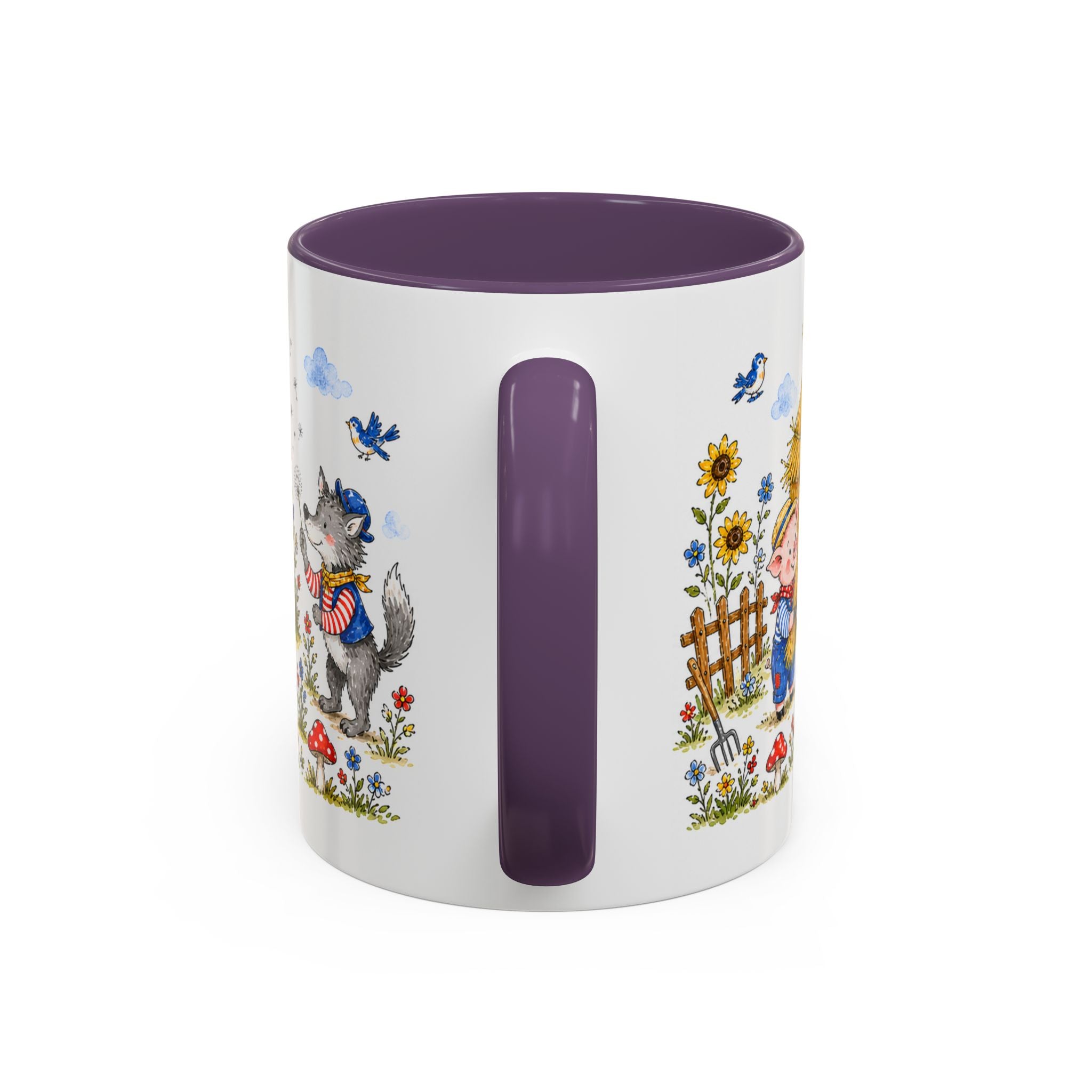 Three Little Pigs Mug | Storybook Fairy Tale Accent Coffee Mug | EveryLegend