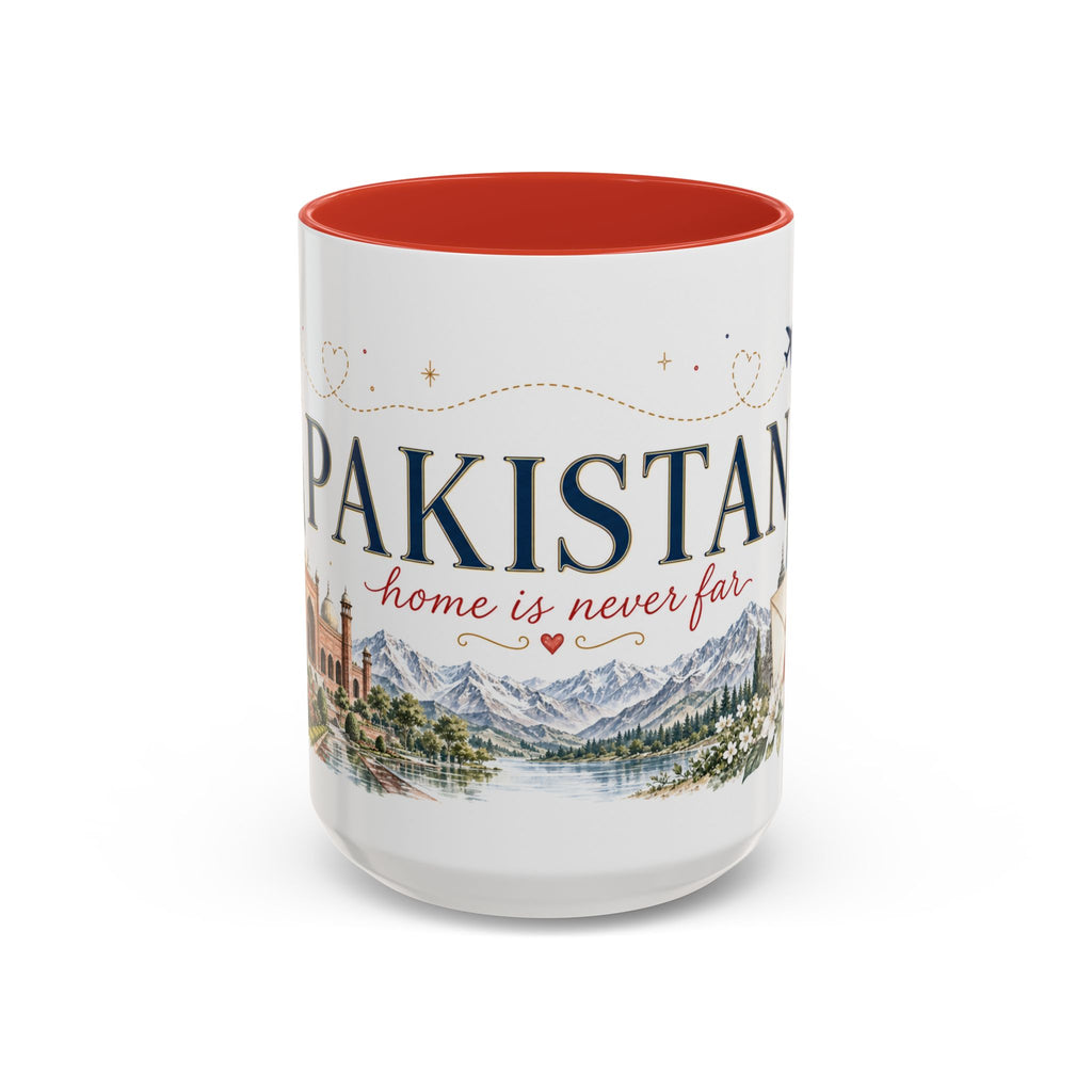 Pakistan Home Country Mug | Moving Away Gift | Long Distance Friendship | 11 oz 15 oz Accent Mug