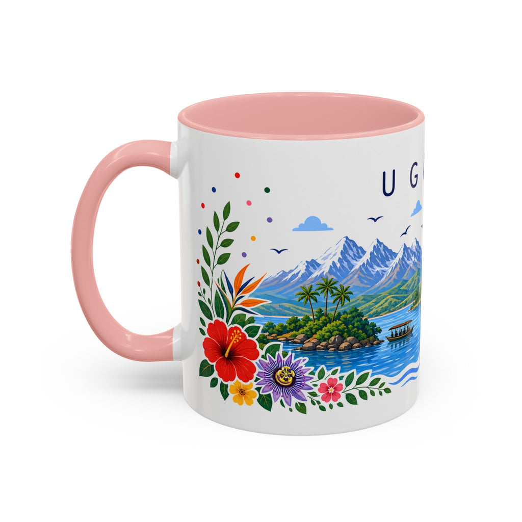 Uganda Coffee Mug | Travel Souvenir Accent Mug | Place Gift Ceramic Cup 11oz 15oz