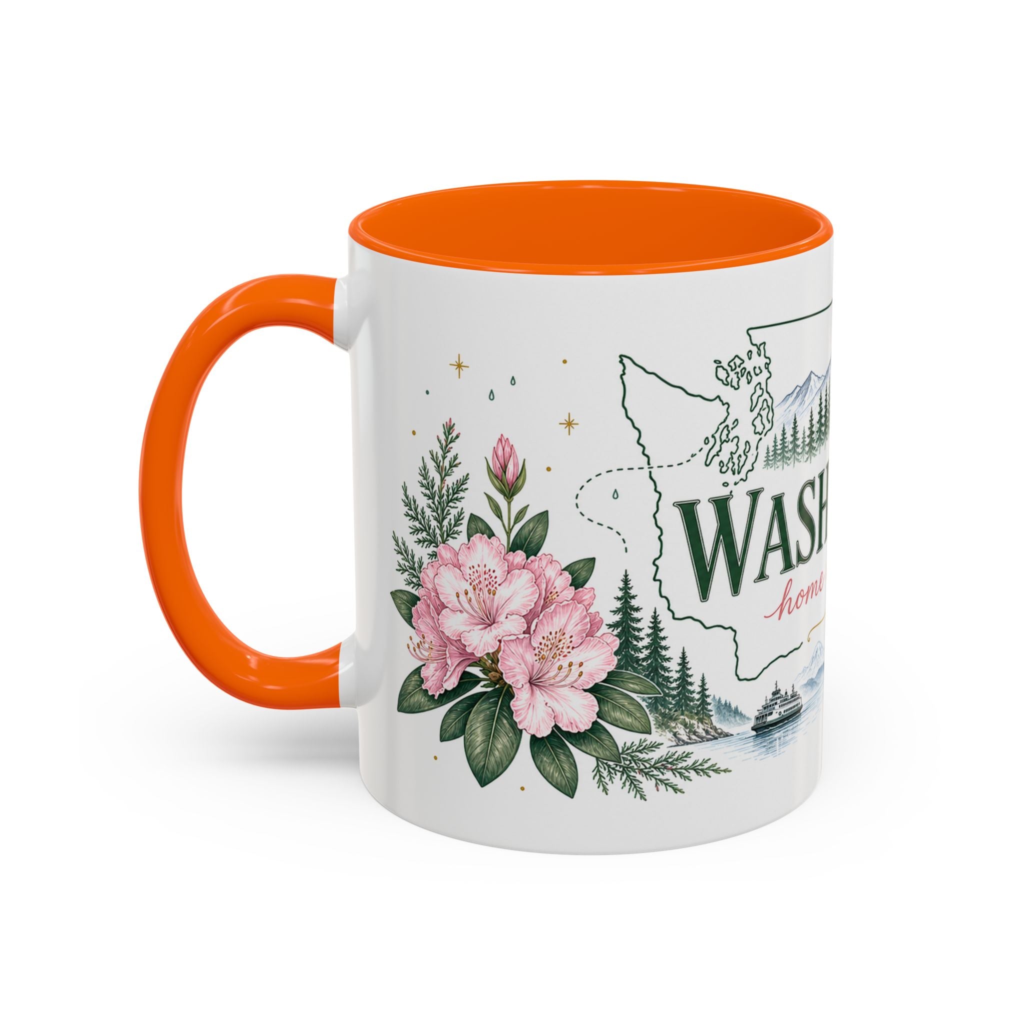Washington State Map Mug | Moving Away, Homesick, Long Distance Friendship Gift