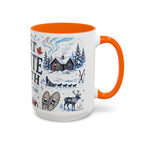 Great White North Coffee Mug | Canadian Pride Gift | Accent Color Ceramic 11oz 15oz