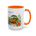 Ivory Coast Coffee Mug | Travel Souvenir Accent Mug | Place Gift Ceramic Cup 11oz 15oz
