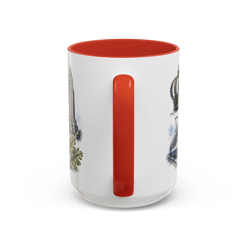 Charlotte Coffee Mug | United States Travel Souvenir | Vintage Illustrated City Gift | 11 oz 15 oz Accent Mug