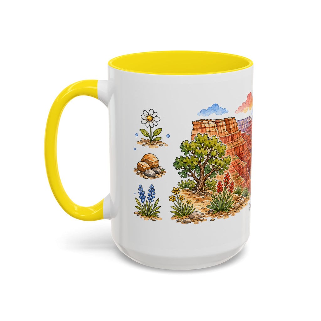 Grand Canyon National Park Mug | US Travel Souvenir Accent Coffee Mug | 11oz 15oz Ceramic Cup
