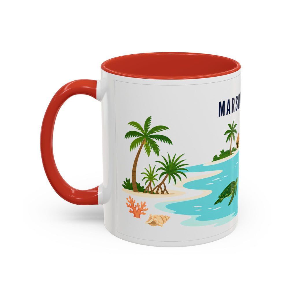 Marshall Islands Coffee Mug | Travel Souvenir Accent Mug | Country Gift Ceramic Cup 11oz 15oz