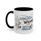 Wrangell-St. Elias National Park Coffee Mug | Alaska Wilderness Climbing Gift | Accent Color Ceramic 11oz 15oz