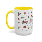 Washington DC Christmas Mug | Watercolor City Souvenir | Ceramic Coffee Cup 11oz 15oz