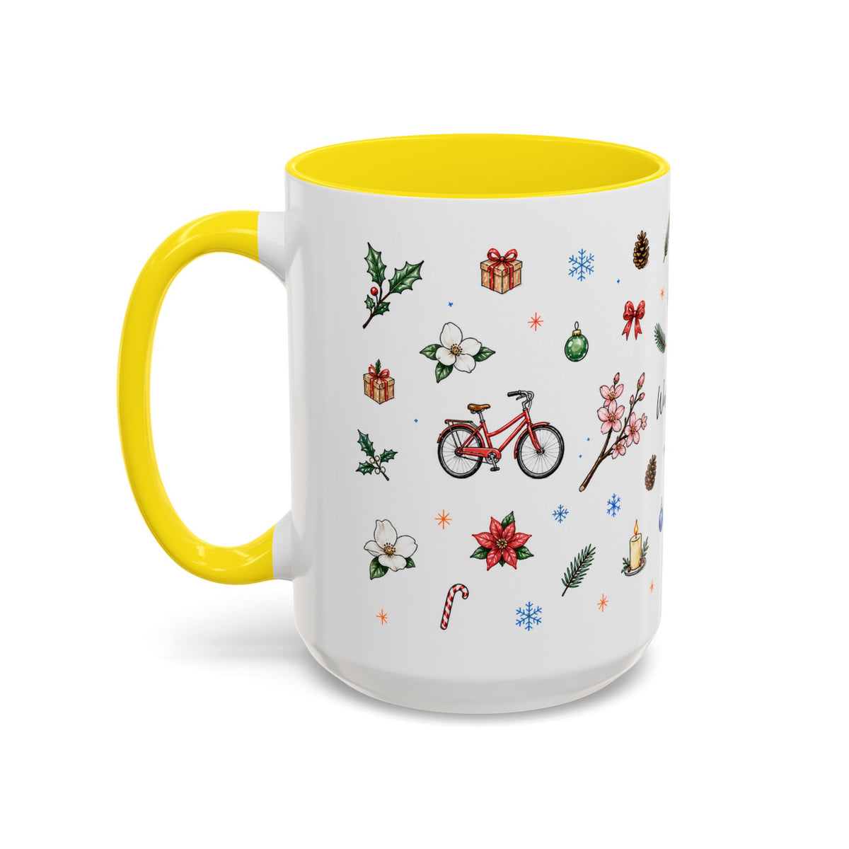 Washington DC Christmas Mug | Watercolor City Souvenir | Ceramic Coffee Cup 11oz 15oz