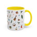 Honolulu Christmas Mug | Watercolor City Souvenir | Ceramic Coffee Cup (11oz 15oz)