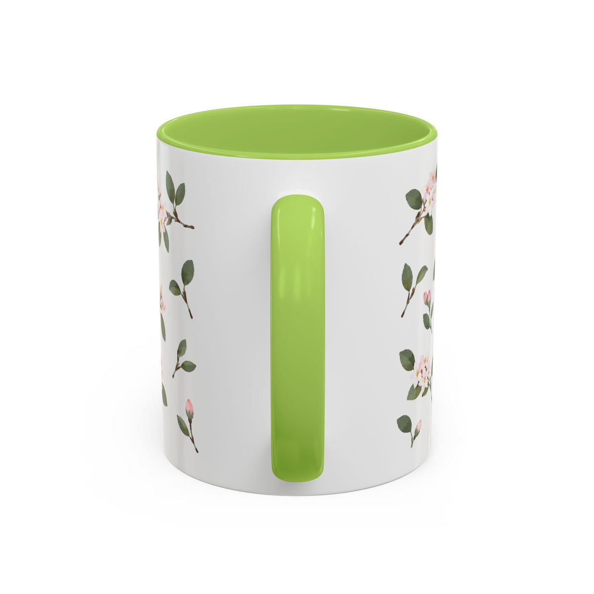 Massachusetts Mayflower Mug, State Flower Floral Coffee Cup, 11oz Botanical Gift