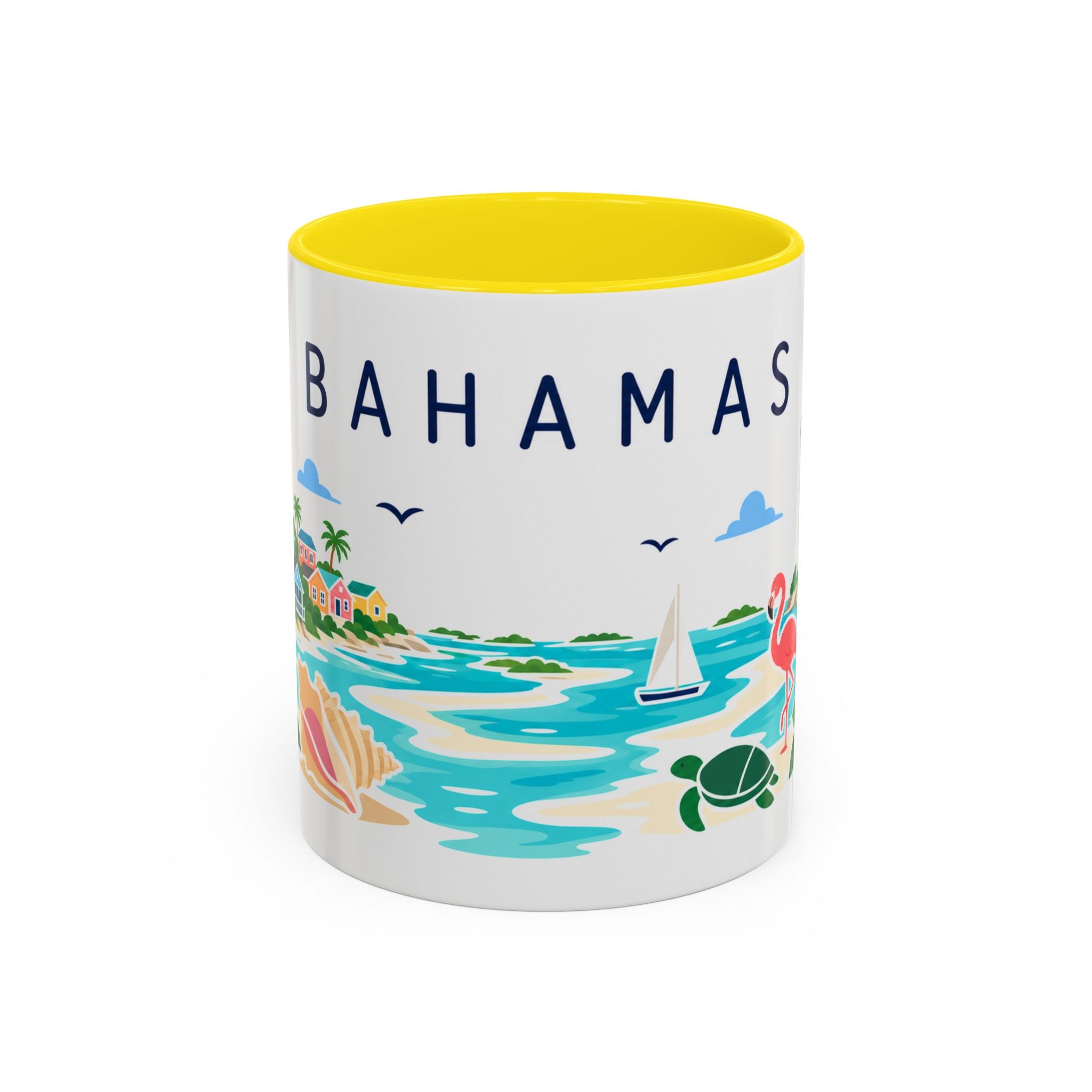 Bahamas Coffee Mug | Travel Souvenir Accent Mug | Country Gift Ceramic Cup 11oz 15oz