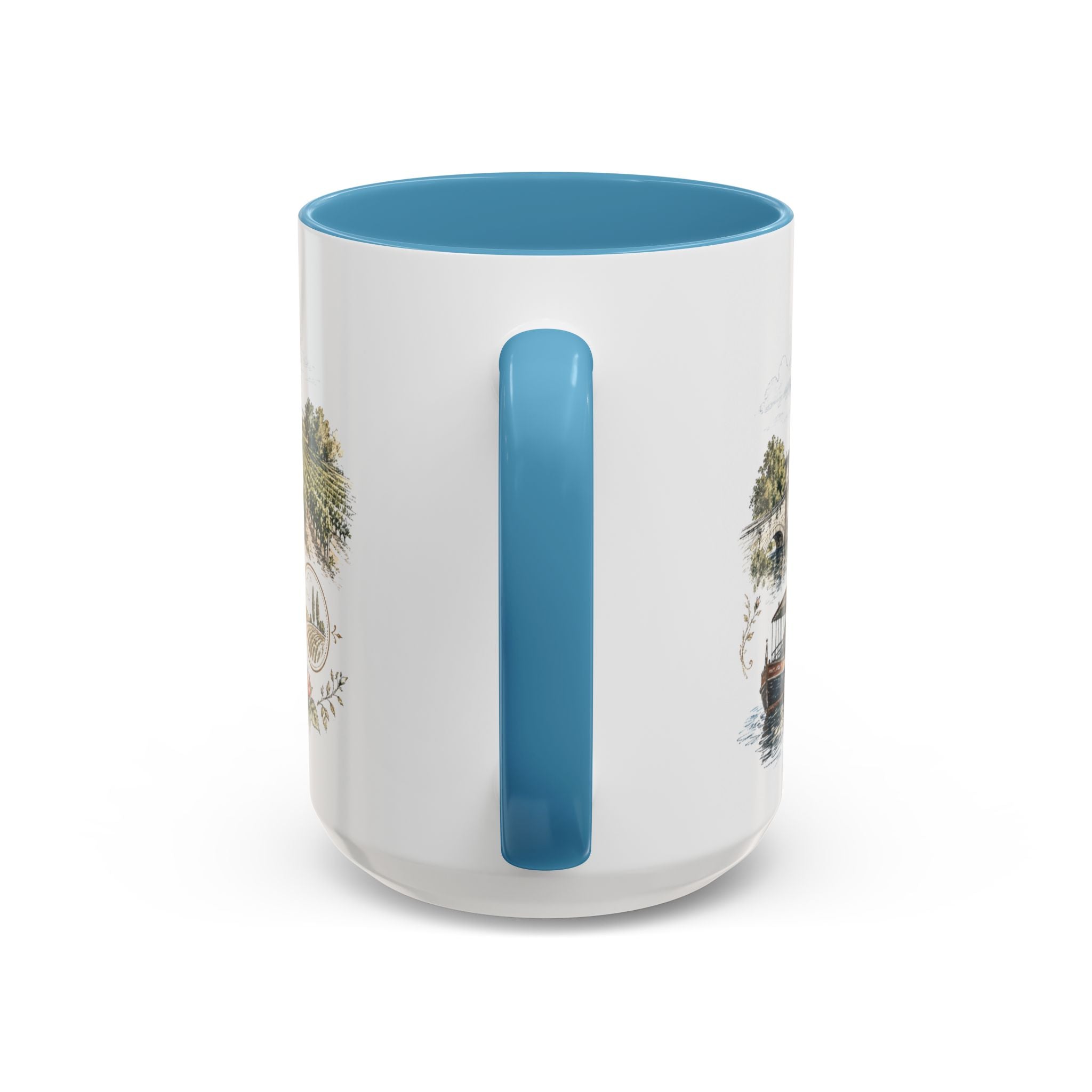 Loire Valley Mug, France Travel Souvenir, Bucket List Gift, Accent Ceramic Coffee Mug 11oz 15oz