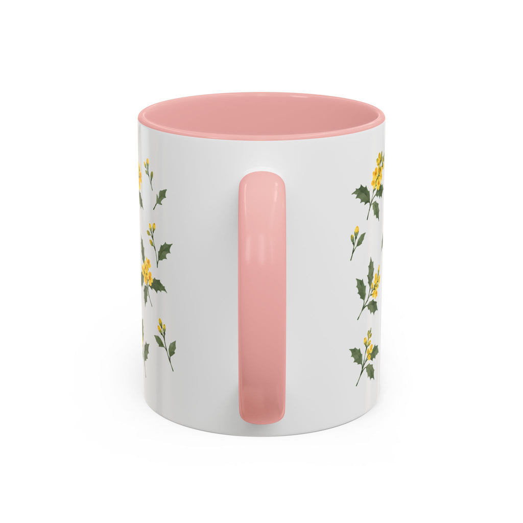 Oregon Oregon Grape Mug, State Flower Floral Coffee Cup, 11oz Botanical Gift