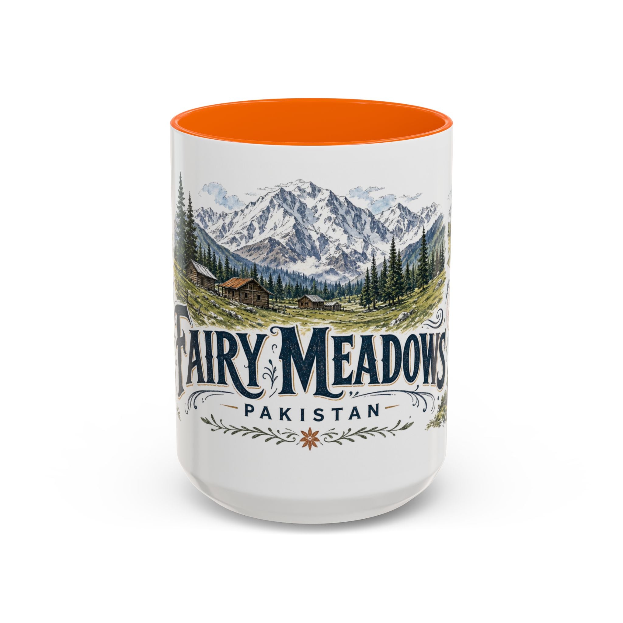 Fairy Meadows Mug, Pakistan Travel Souvenir, Bucket List Gift, Accent Ceramic Coffee Mug 11oz 15oz
