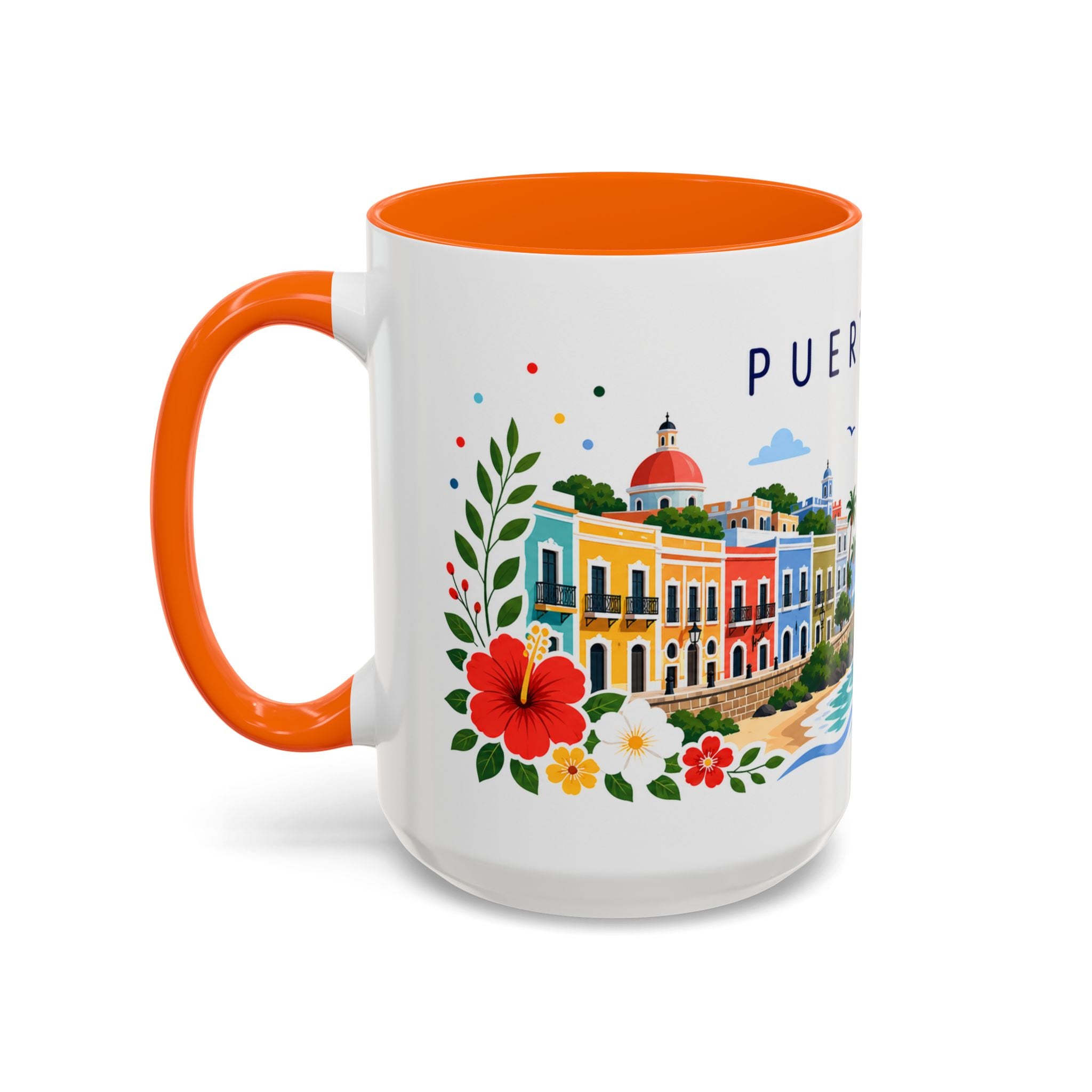 Puerto Rico Coffee Mug | Travel Souvenir Accent Mug | Place Gift Ceramic Cup 11oz 15oz