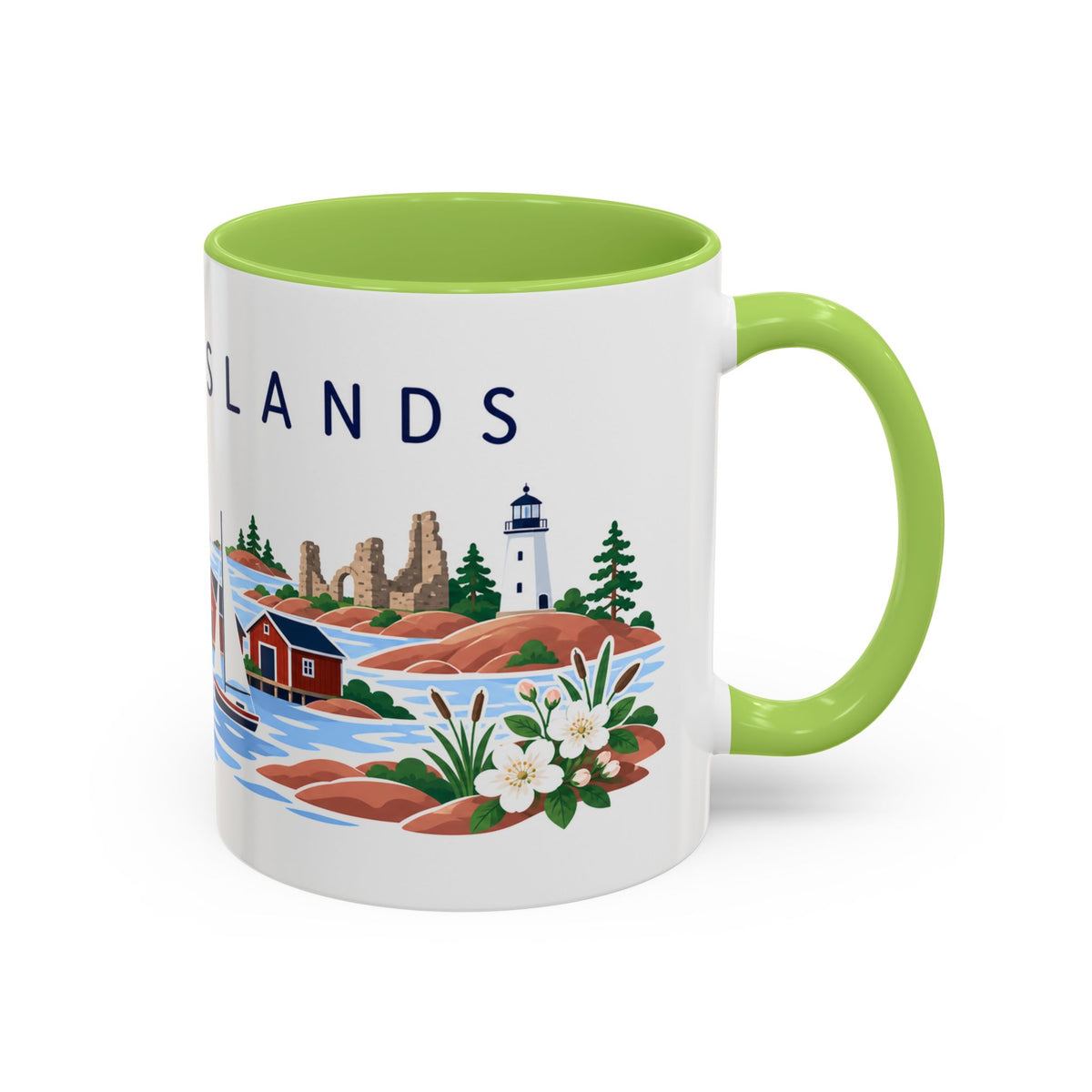 Åland Islands Coffee Mug | Travel Souvenir Accent Mug | Country Gift Ceramic Cup 11oz 15oz
